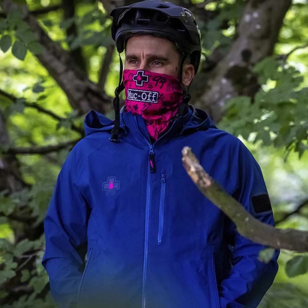 Muc-Off Multifunctional Winter Nackenwärmer, Pink punk