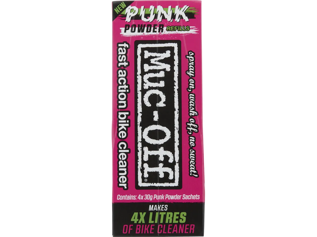 Muc-Off Punk Powder Pulver Fahrradreiniger, Portionsbeutel, 120g Muc-Off Punk Powder Pulver Fahrradreiniger, Portionsbeutel, 120g