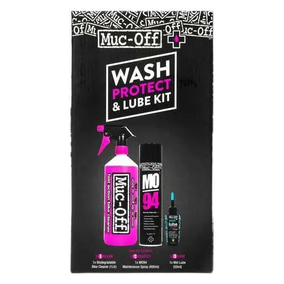 Muc-Off Wash Protect And Fahrradschmiermittel Kit, Wartung Muc-Off Wash Protect And Fahrradschmiermittel Kit, Wartung
