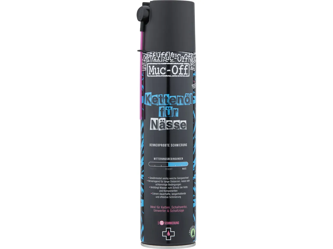Muc-Off Wet Weather Chain Lube Kettenöl, Sprühdose, 400ml Muc-Off Wet Weather Chain Lube Kettenöl, Sprühdose, 400ml