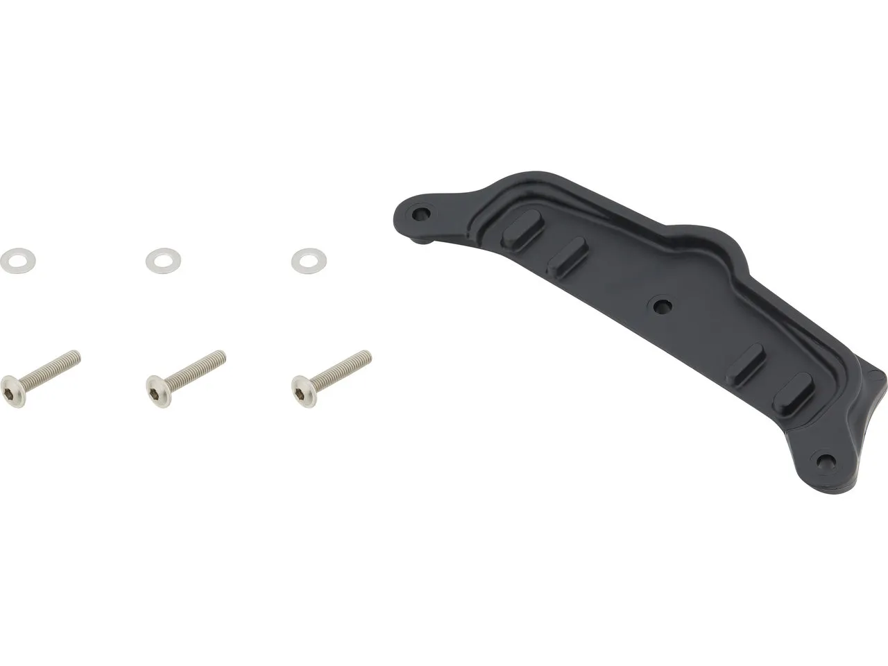 Mudhugger EVO Bolt On Adapter für RockShox ZEB / Domain Gabeln, Schwarz, one_size Mudhugger EVO Bolt On Adapter für RockShox ZEB / Domain Gabeln, Schwarz, one_size