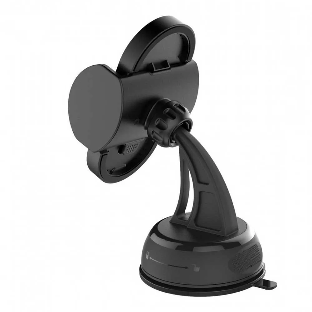 Muvit Auto-handyhalterung Mit Qi-wireless-ladefunktion 5w/7.5w Für Armaturenbrett/windschutzscheibe/lüftungsschlitz 2a 10w, Black, One Size Muvit Auto-handyhalterung Mit Qi-wireless-ladefunktion 5w/7.5w Für Armaturenbrett/windschutzscheibe/lüftungsschlitz 2a 10w, Black, One Size