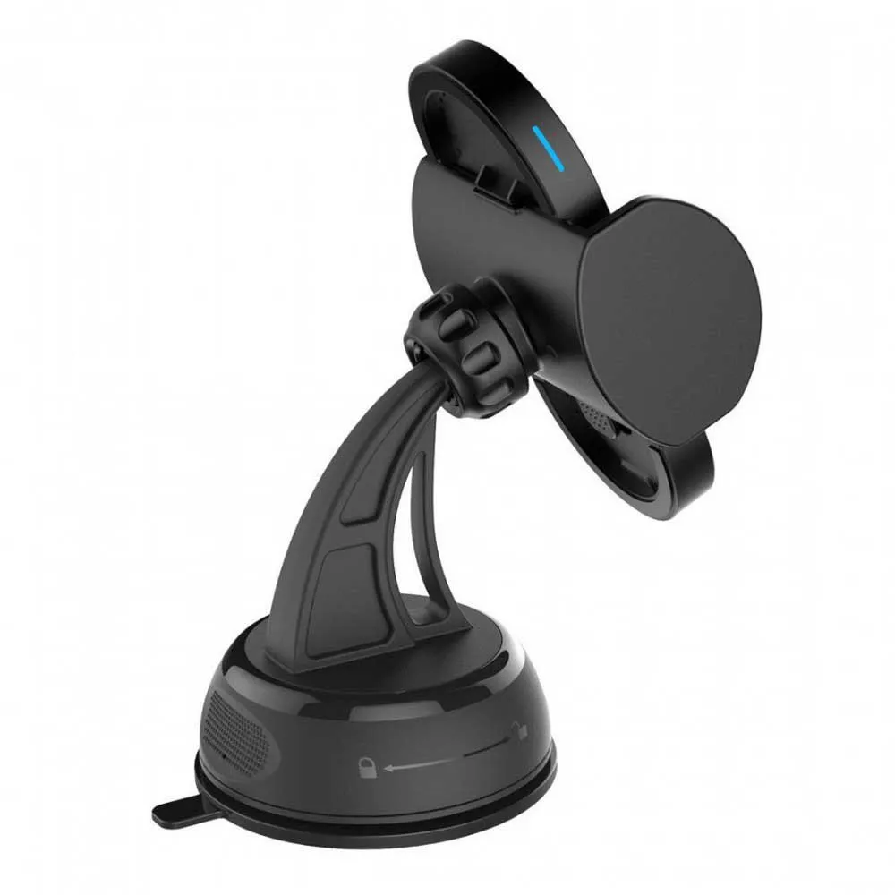 Muvit Auto-handyhalterung Mit Qi-wireless-ladefunktion 5w/7.5w Für Armaturenbrett/windschutzscheibe/lüftungsschlitz 2a 10w, Black, One Size Muvit Auto-handyhalterung Mit Qi-wireless-ladefunktion 5w/7.5w Für Armaturenbrett/windschutzscheibe/lüftungsschlitz 2a 10w, Black, One Size