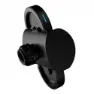 Muvit Auto-handyhalterung Mit Qi-wireless-ladefunktion 5w/7.5w Für Armaturenbrett/windschutzscheibe/lüftungsschlitz 2a 10w, Black, One Size