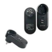 Muvit Smart Travel 2 Usb Ports 2.4 And Type C Pd 12w Ladegerät Muvit Smart Travel 2 Usb Ports 2.4 And Type C Pd 12w Ladegerät