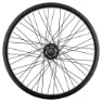 MVtek 20´´ X 1.90 Bmx Tubeless Pin 10mm Hub On Spheres Nut Vorderrad, Silver, 9 x 100mm