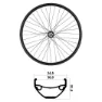 MVtek 27.5´´ Boost Tubeless Mtb Vorderrad, Black, 15 x 110mm