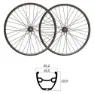 MVtek 700 6b Disc 9/10/11s Gravel-laufradsatz, Black, 12 x 100 / 12 x 142mm, Shimano/Sram HG