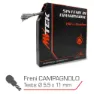 MVtek Campagnolo Road Bremskabel 100 Einheiten, Multicolor, 1.5 x 2000mm