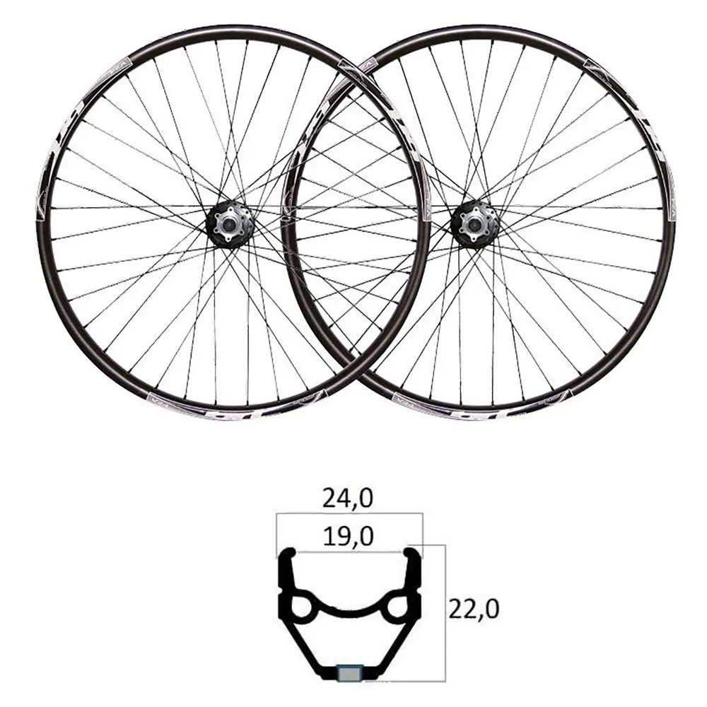 MVtek E-bike V-brake 26´´ Tubeless Mtb-laufradsatz, Black, 9 x 100 / 9 x 135mm, Shimano/Sram HG MVtek E-bike V-brake 26´´ Tubeless Mtb-laufradsatz, Black, 9 x 100 / 9 x 135mm, Shimano/Sram HG