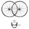 MVtek E-bike V-brake 26´´ Tubeless Mtb-laufradsatz, Black, 9 x 100 / 9 x 135mm, Shimano/Sram HG