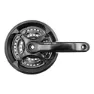 MVtek Mtb 9s Kurbelgarnitur, Black, 170mm, 24/34-42t
