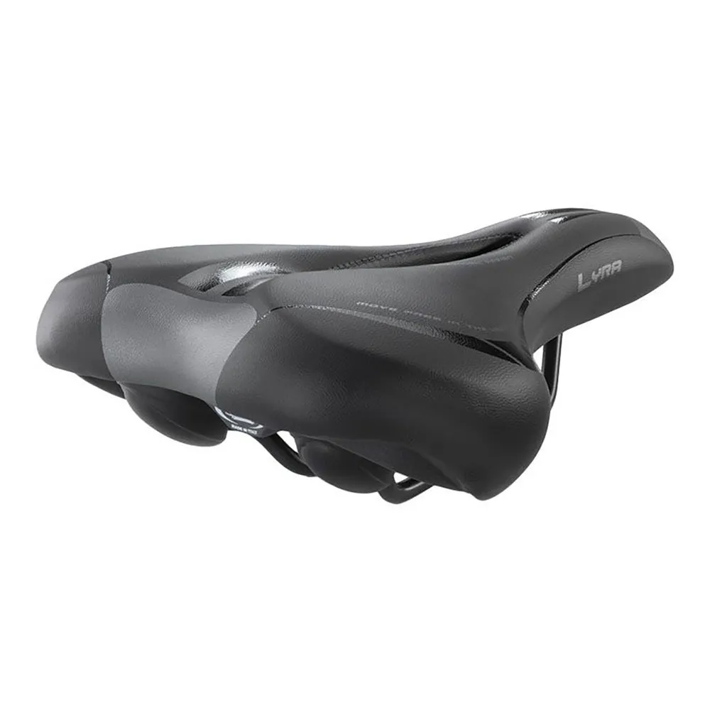 MVtek Plus Lyra E-bikes Sattel, Black, 205mm