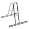 MVtek Single Interlocking Fahrradständer, Silver, One Size