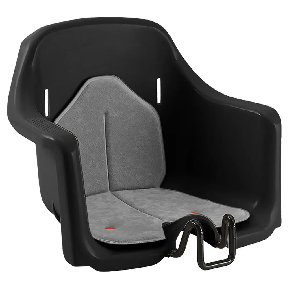 MVtek Sole Vorderer Kindersitz Für Fahrräder, Stuffed black, Max 15kg MVtek Sole Vorderer Kindersitz Für Fahrräder, Stuffed black, Max 15kg
