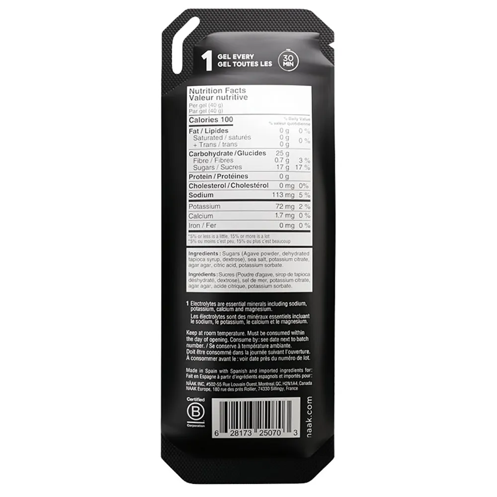 Näak Boost Energy™ Schachtel Mit Energiegelen Neutraler Geschmack 40g 12 Einheiten, Neutral, One Size Näak Boost Energy™ Schachtel Mit Energiegelen Neutraler Geschmack 40g 12 Einheiten, Neutral, One Size