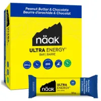 Näak Ultra Energy™ Energie-riegel-box Erdnussbutter Und Schokolade 50g 12 Einheiten Näak Ultra Energy™ Energie-riegel-box Erdnussbutter Und Schokolade 50g 12 Einheiten