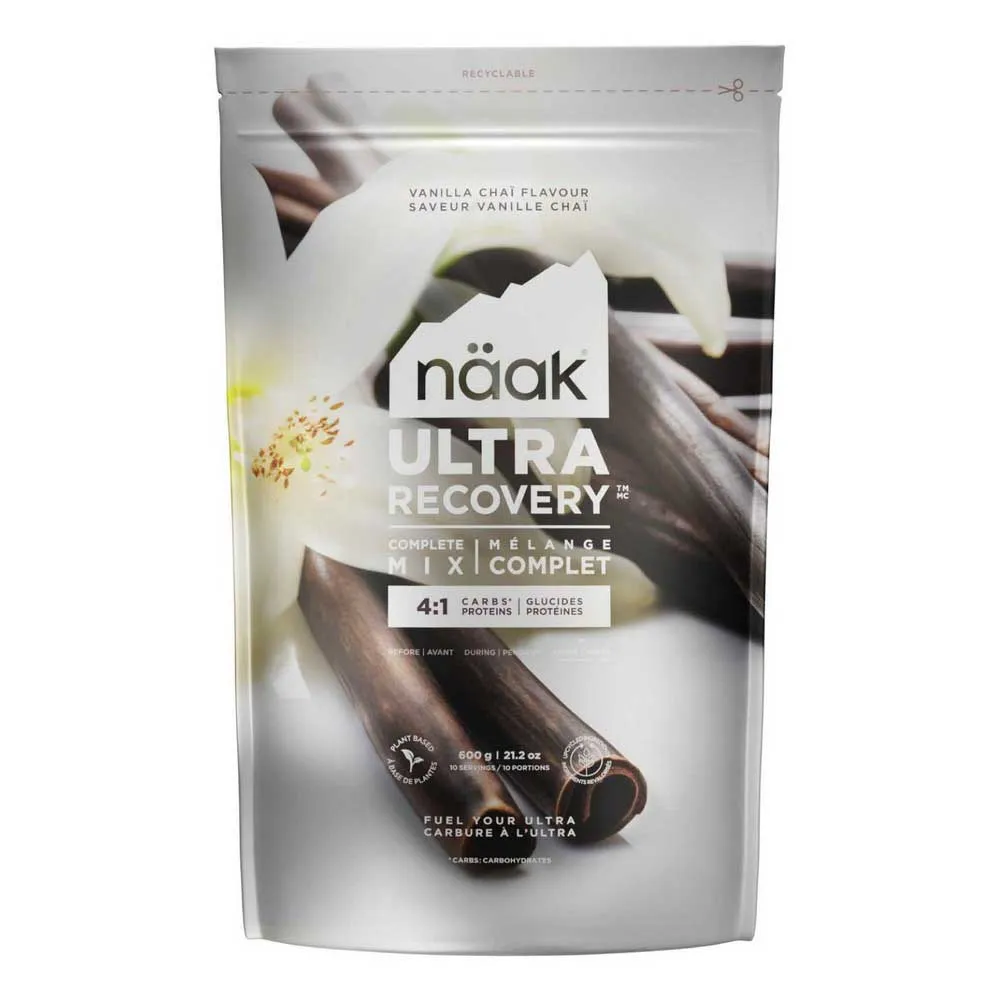 Näak Ultra Recovery™ Isotonisches Pulvergetränk Vanille-chai 600g, Vanilla chai, One Size Näak Ultra Recovery™ Isotonisches Pulvergetränk Vanille-chai 600g, Vanilla chai, One Size