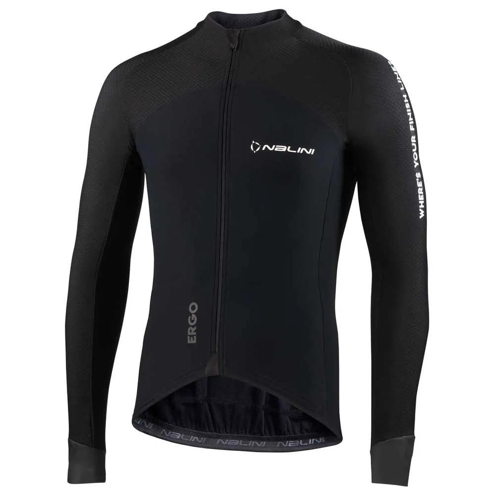 Nalini Ergo Xwarm Langarm-trikot, Black violet, M