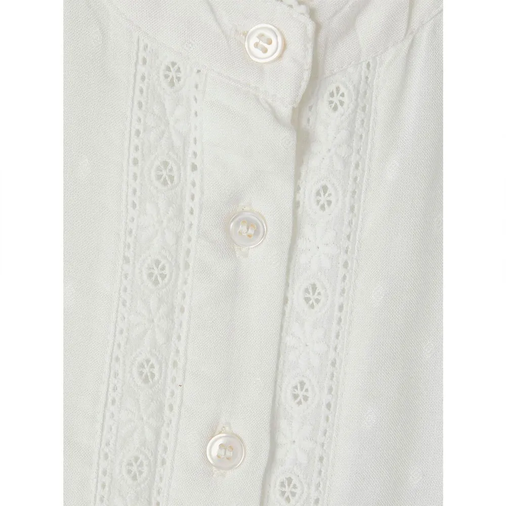 Name It Naride Langarmbluse, Snow white, 6Y Name It Naride Langarmbluse, Snow white, 6Y
