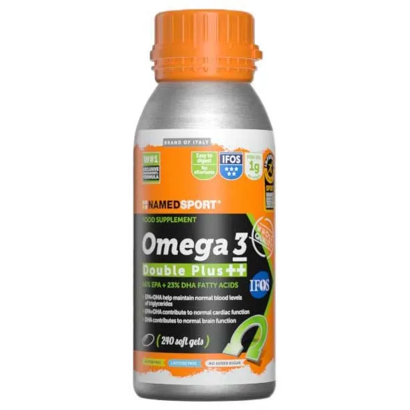 NAMEDSPORT Omega 3 ++ Schachtel Mit Energiegelen Neutraler Geschmack 240 Einheiten, Multicolor, One Size