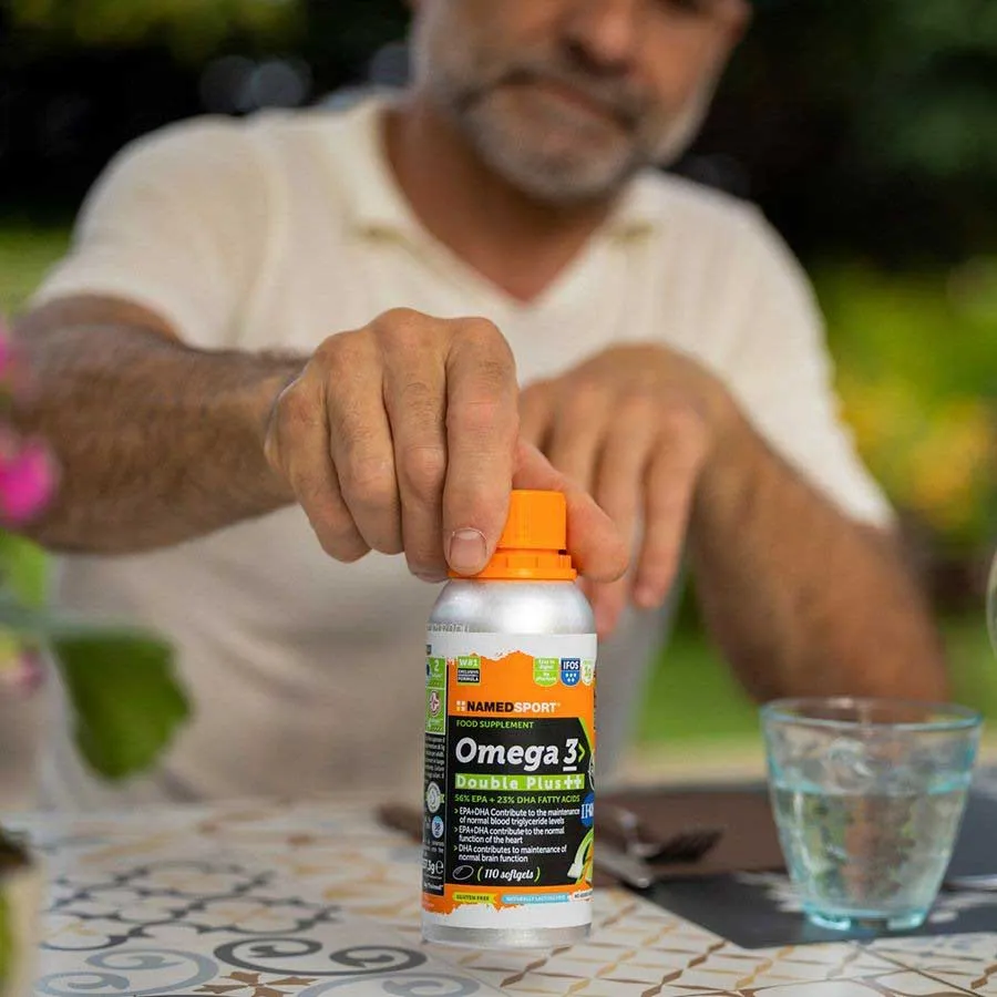 NAMEDSPORT Omega 3 ++ Schachtel Mit Energiegelen Neutraler Geschmack 240 Einheiten, Multicolor, One Size