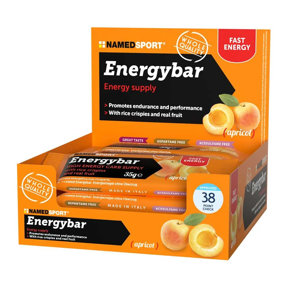 NAMEDSPORT Schachtel Mit Energieriegeln Mit Kohlenhydratmischung Aprikose 35g 12 Einheiten, Apricot, One Size NAMEDSPORT Schachtel Mit Energieriegeln Mit Kohlenhydratmischung Aprikose 35g 12 Einheiten, Apricot, One Size