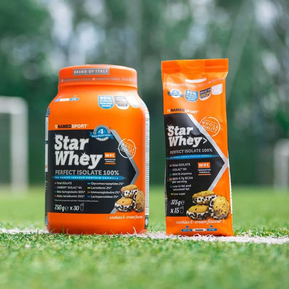 NAMEDSPORT Star Molkenproteinisolat Cookies&cream 375g, Multicolor, One Size NAMEDSPORT Star Molkenproteinisolat Cookies&cream 375g, Multicolor, One Size