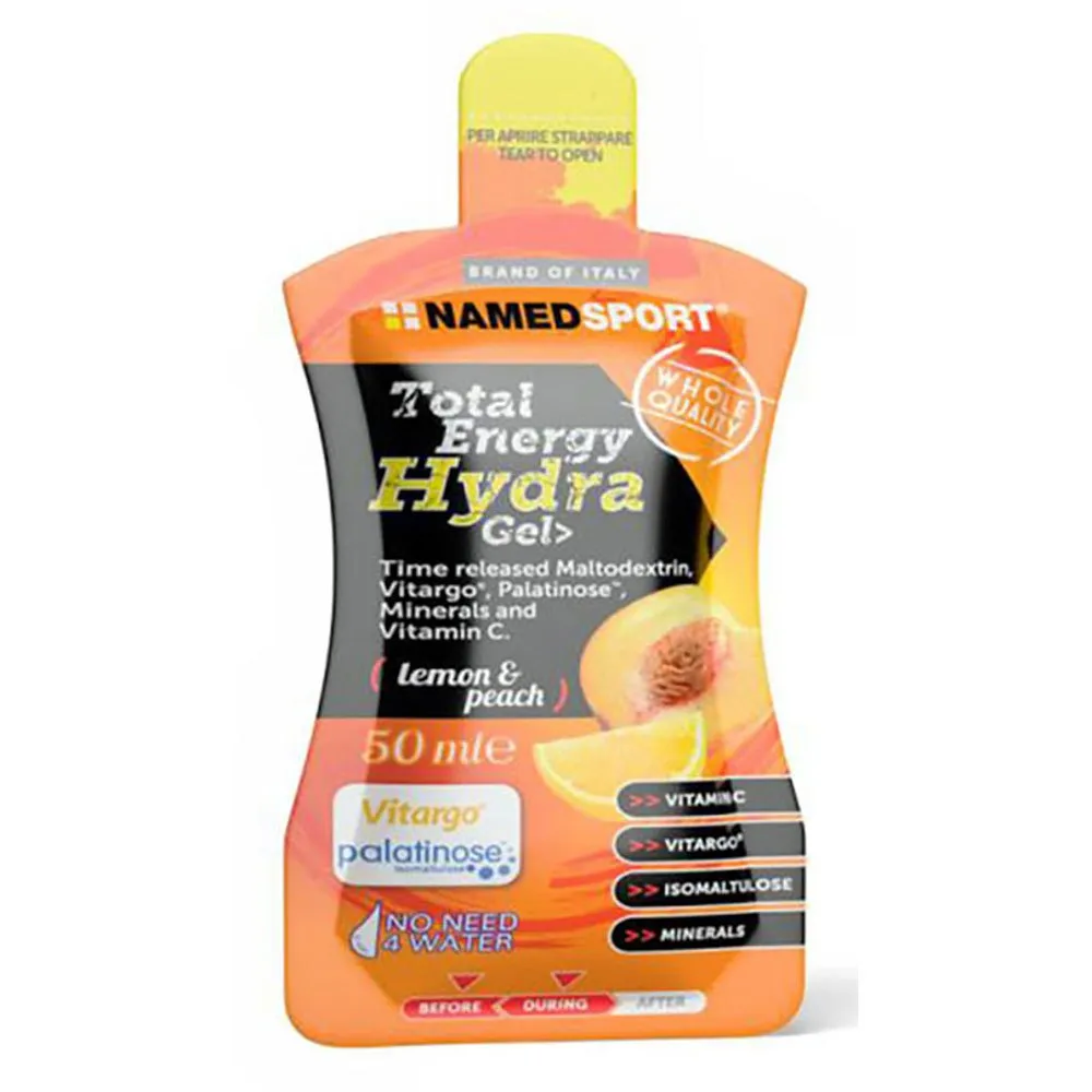 NAMEDSPORT Total Hydra Schachtel Mit Energiegelen Zitrone Und Pfirsich 40ml 32 Einheiten, Lemon / peach, One Size NAMEDSPORT Total Hydra Schachtel Mit Energiegelen Zitrone Und Pfirsich 40ml 32 Einheiten, Lemon / peach, One Size