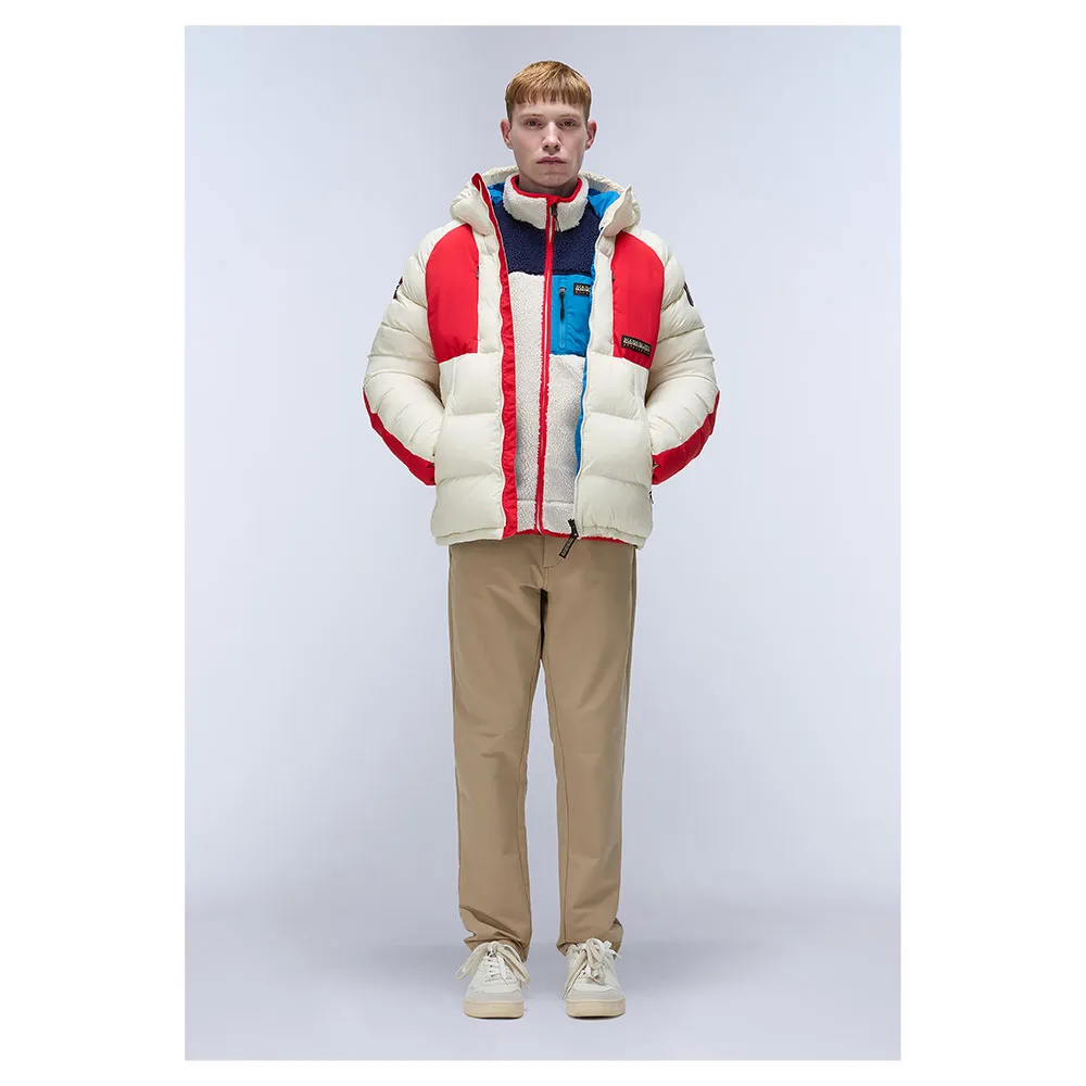 Napapijri Yupik Fleece Mit Durchgehendem Reißverschluss, Beige dimity 2 Napapijri Yupik Fleece Mit Durchgehendem Reißverschluss, Beige dimity 2