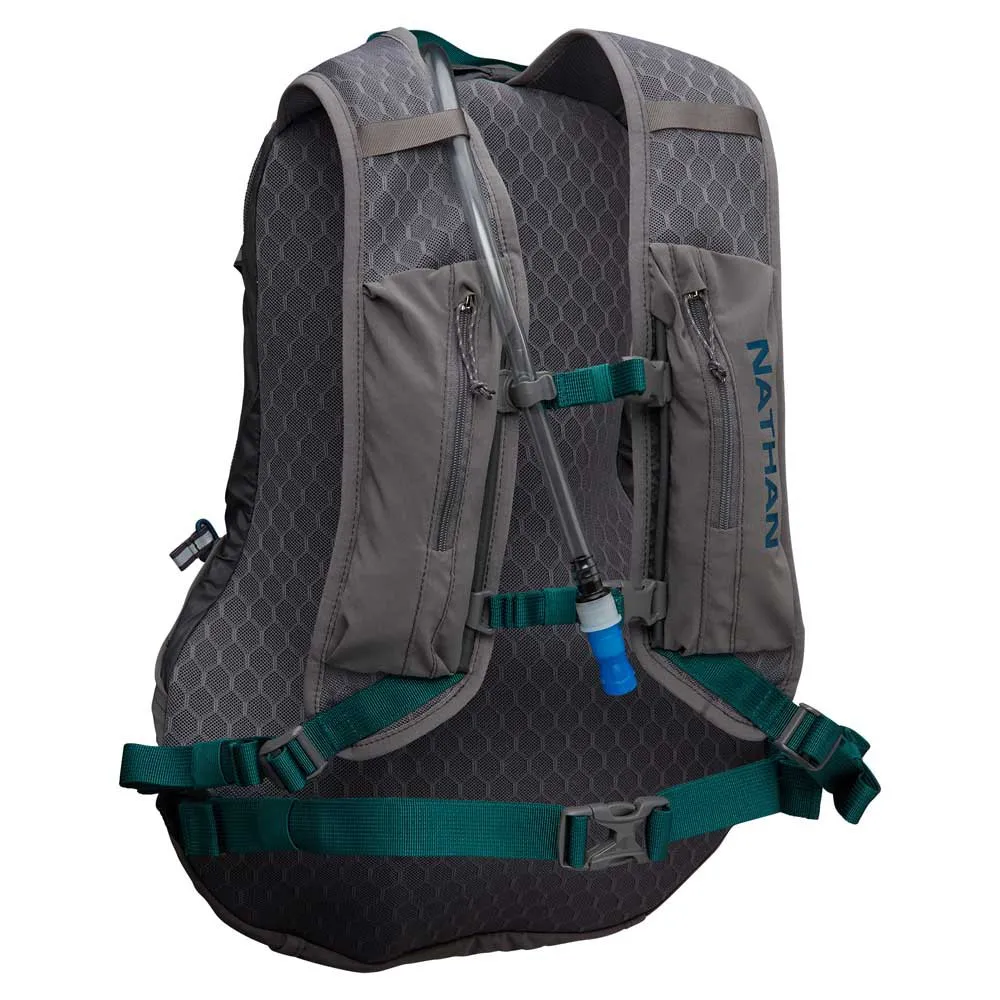 Nathan Crossover Pack 10l Trinkweste, Charcoal / marine blue, One Size Nathan Crossover Pack 10l Trinkweste, Charcoal / marine blue, One Size