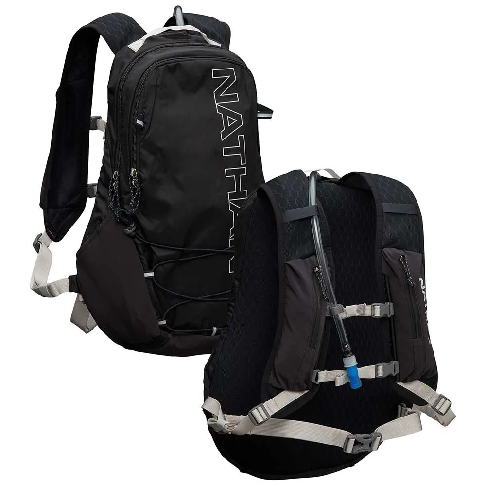 Nathan Crossover Pack 15l Trinkweste, Black / vapor grey, One Size Nathan Crossover Pack 15l Trinkweste, Black / vapor grey, One Size