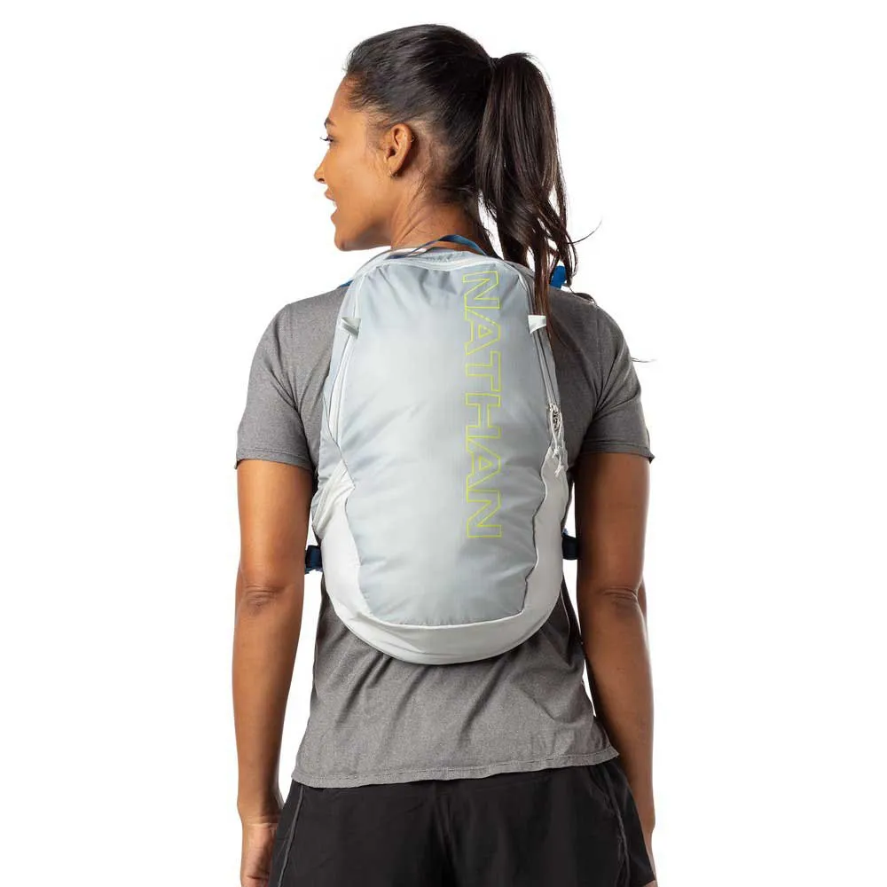 Nathan Crossover Pack 5l Trinkweste, Vapor grey / finish lime, One Size Nathan Crossover Pack 5l Trinkweste, Vapor grey / finish lime, One Size