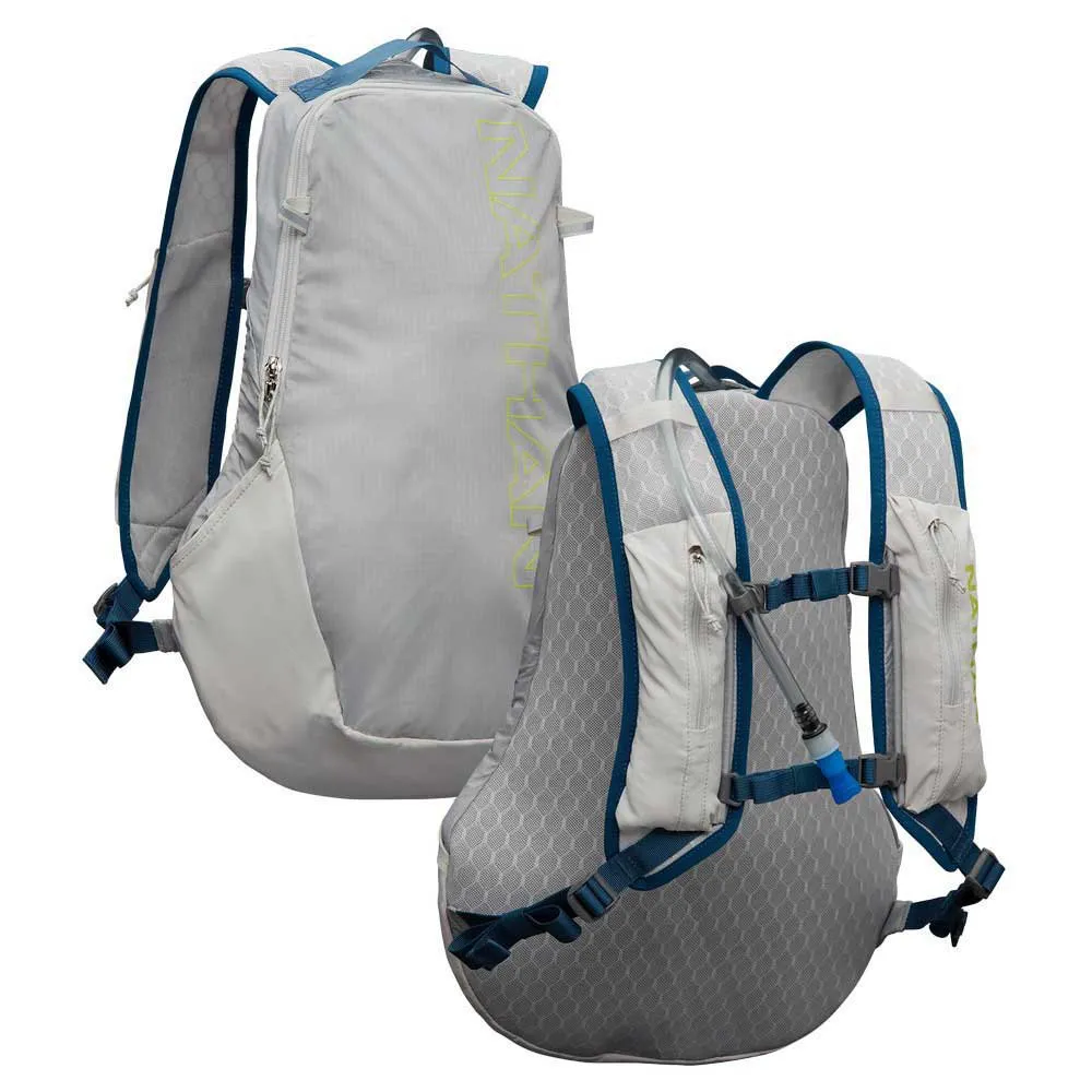 Nathan Crossover Pack 5l Trinkweste, Vapor grey / finish lime, One Size Nathan Crossover Pack 5l Trinkweste, Vapor grey / finish lime, One Size