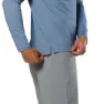 Nathan Dash Langarm-t-shirt male, Sailor blue stripe
