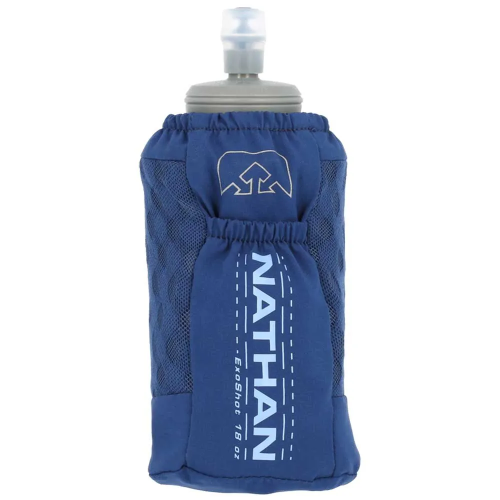 Nathan Exodraw 2 532ml Softflask, Estate blue / periwinkle, One Size Nathan Exodraw 2 532ml Softflask, Estate blue / periwinkle, One Size