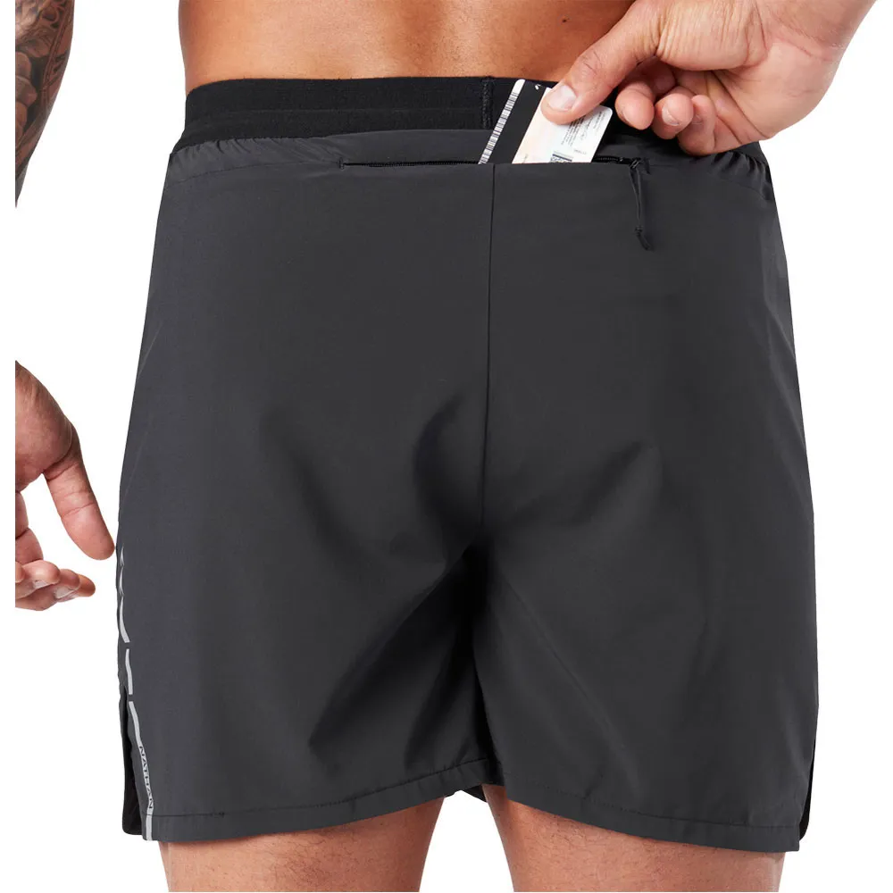 Nathan Front Runner 5´´ 3.0 2 In 1 Kurze Hose male, Black Nathan Front Runner 5´´ 3.0 2 In 1 Kurze Hose male, Black