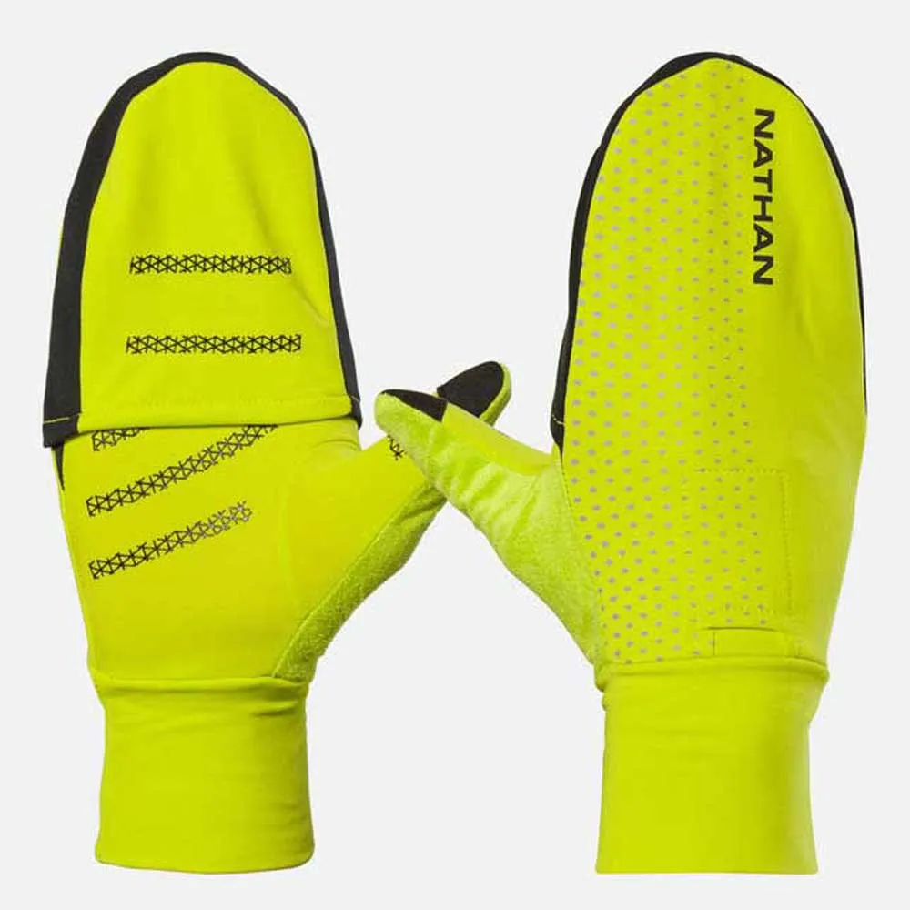 Nathan Hypernight Reflective Convertible Mitt Handschuhe male