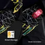 Nathan Hypernight Reflective Handschuhe, Black / vib. yellow