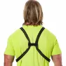 Nathan Laserlicht-netzwesten-taschenlampe, Black / high vis yellow, One Size