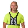 Nathan Laserlicht-netzwesten-taschenlampe, Black / high vis yellow, One Size