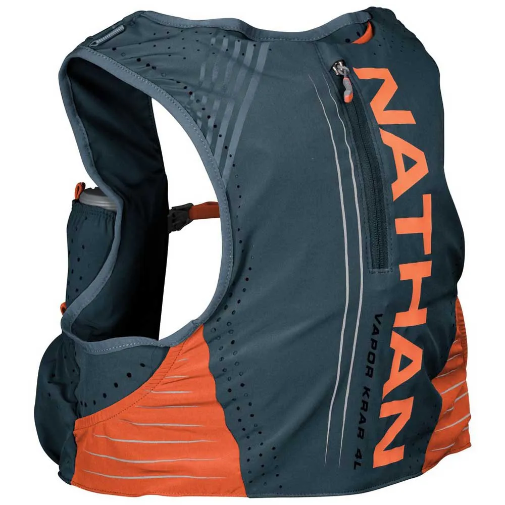 Nathan Vaporkrar 2 4l Trinkweste, Dark slate / firecracker, S Nathan Vaporkrar 2 4l Trinkweste, Dark slate / firecracker, S