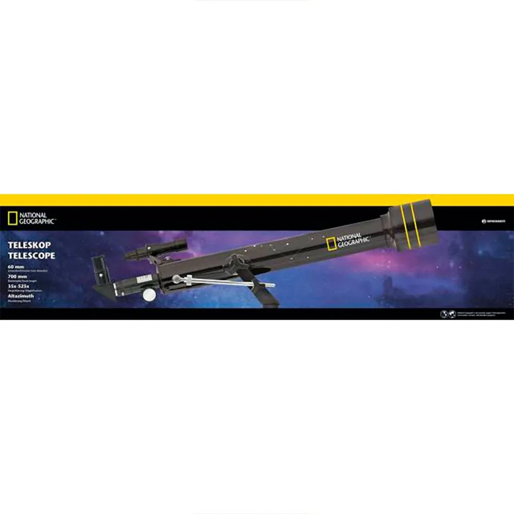 National Geographic 60/700 Refractor Teleskop, Black, One Size National Geographic 60/700 Refractor Teleskop, Black, One Size