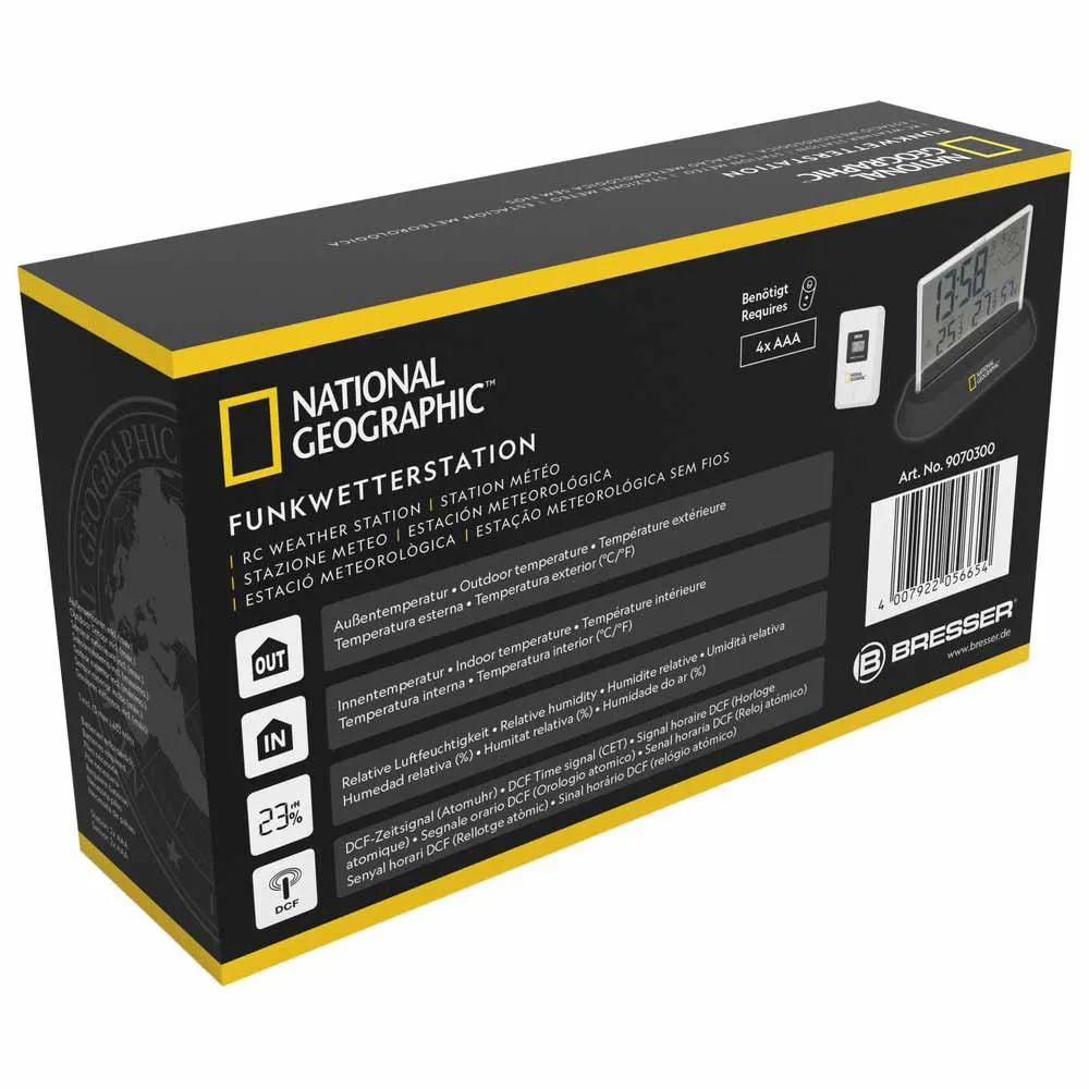 National Geographic 9070300 Wetterstationsanzeige, Black, One Size National Geographic 9070300 Wetterstationsanzeige, Black, One Size