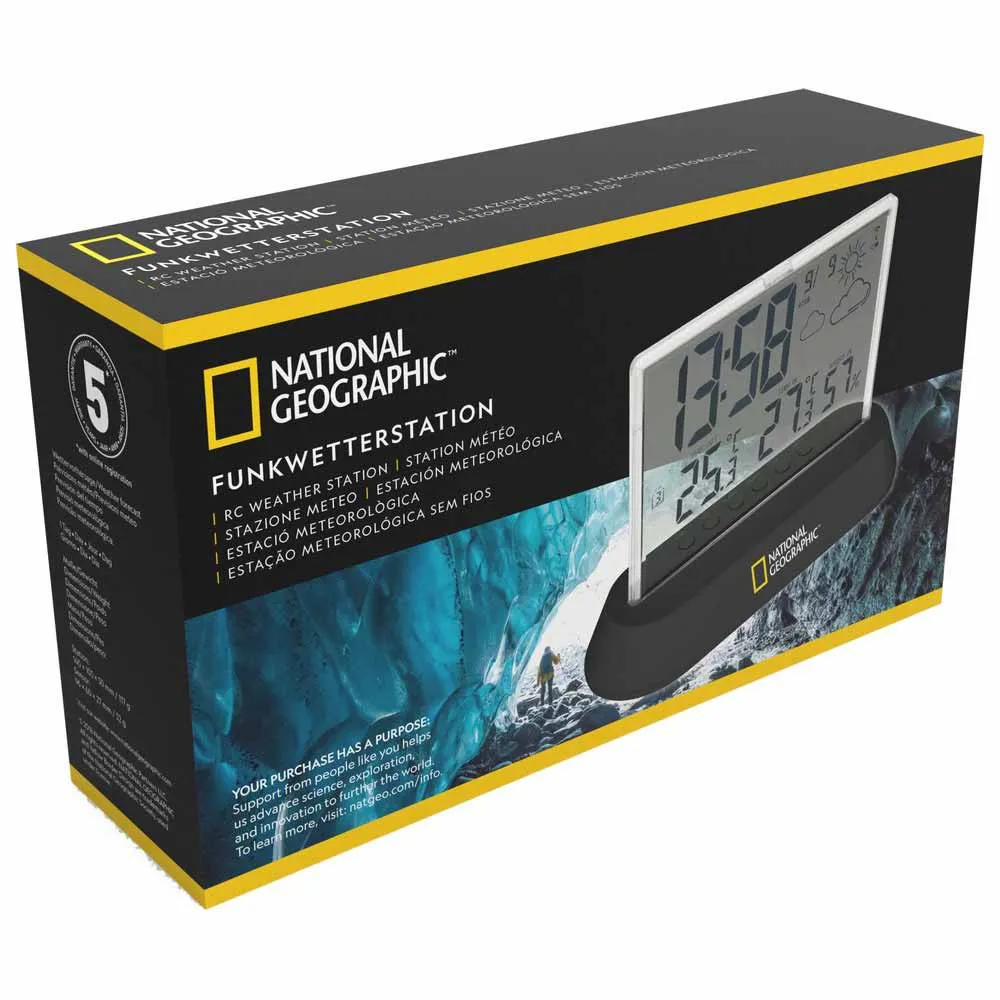 National Geographic 9070300 Wetterstationsanzeige, Black, One Size National Geographic 9070300 Wetterstationsanzeige, Black, One Size