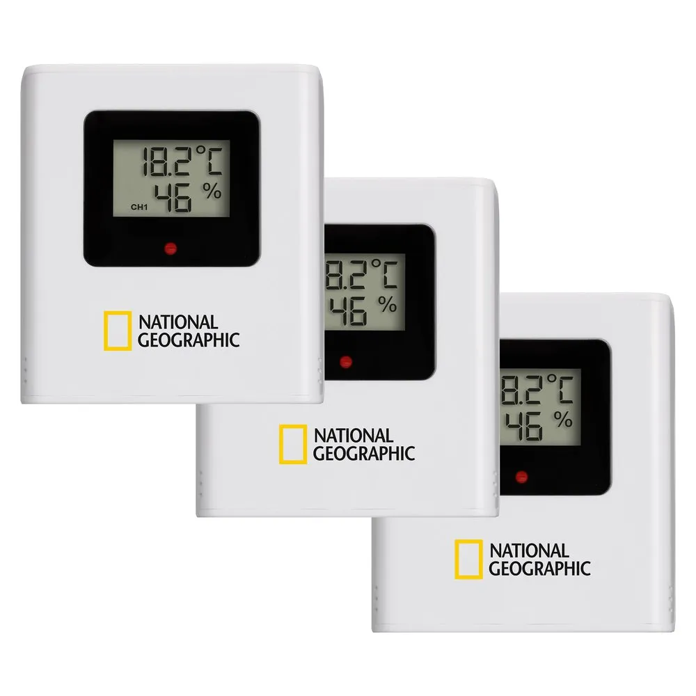 National Geographic 9070710 Wetterstationsanzeige, Black, One Size National Geographic 9070710 Wetterstationsanzeige, Black, One Size