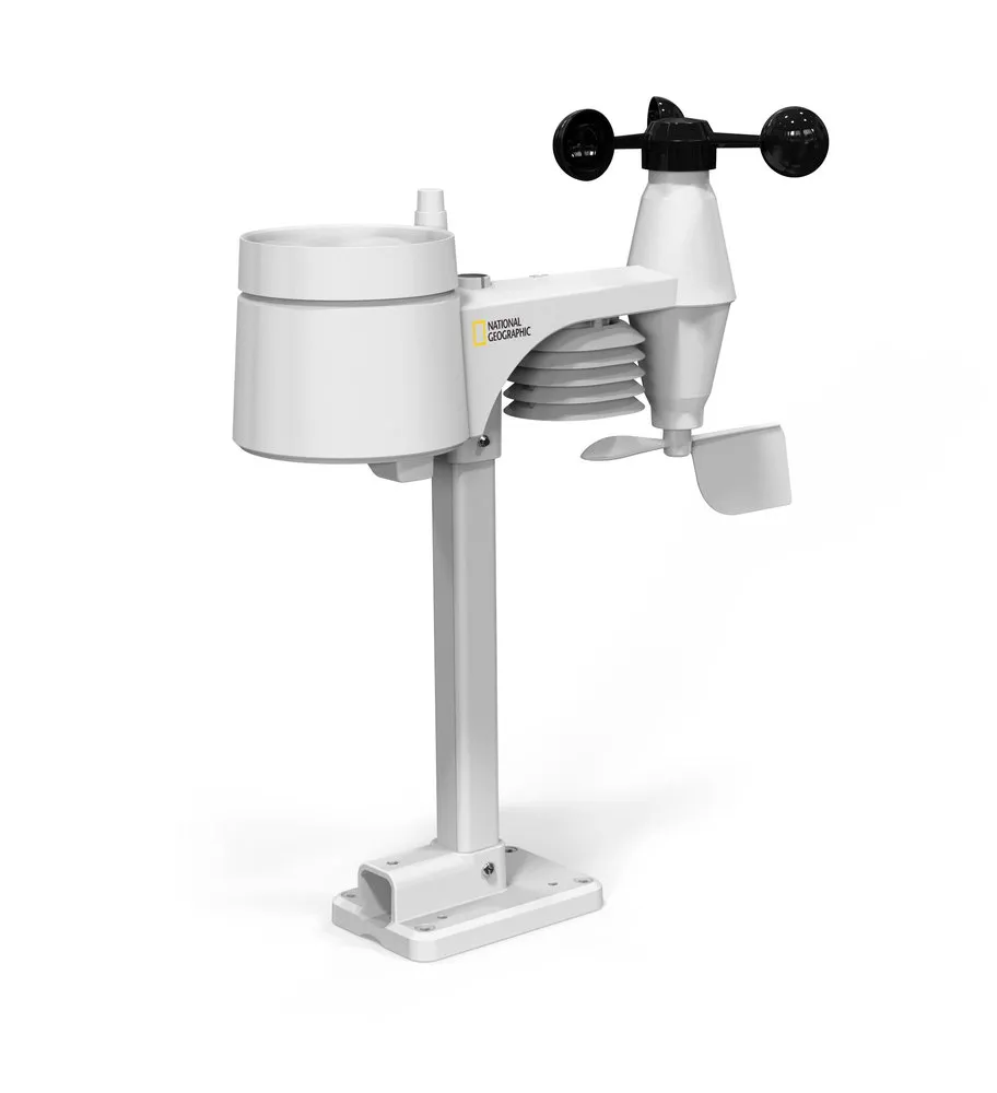 National Geographic Rc 5-in-1 Wetterstation, Black / white, One Size, EU Plug 220V National Geographic Rc 5-in-1 Wetterstation, Black / white, One Size, EU Plug 220V