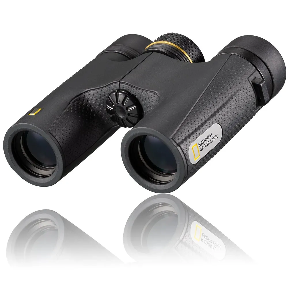 National Geographic Waterproof Compact 10x25 Fernglas, Black, One Size National Geographic Waterproof Compact 10x25 Fernglas, Black, One Size