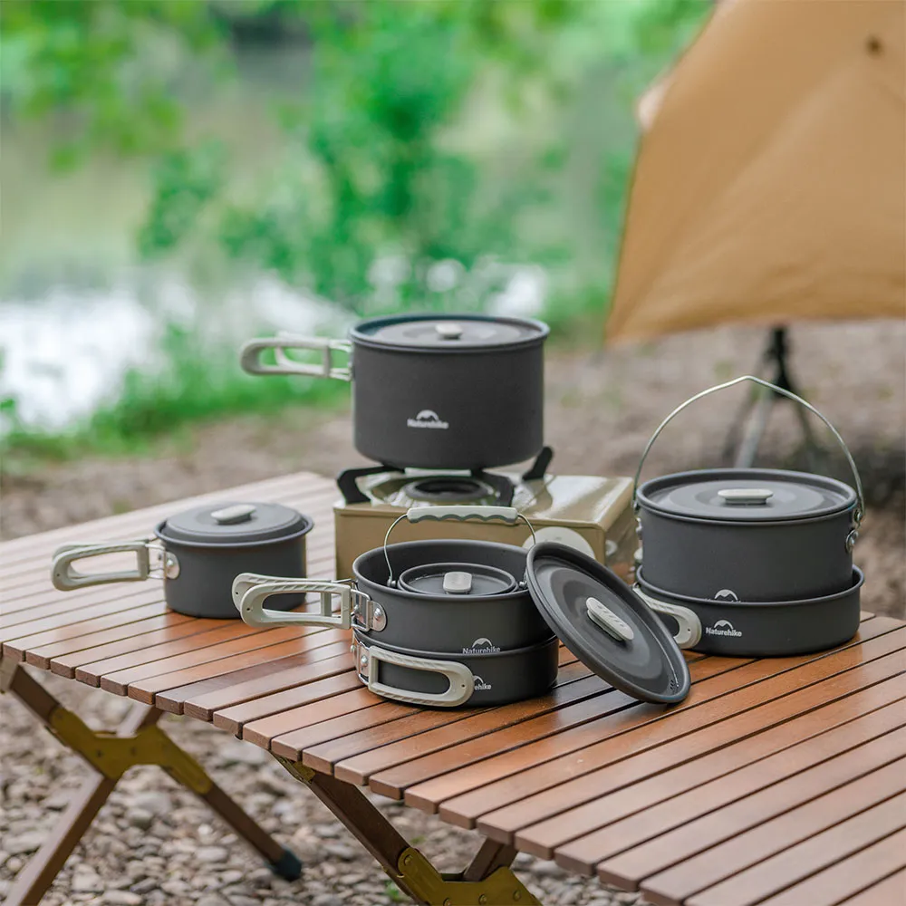 Naturehike Adria 4-7 People Kochtöpfe, Grey, One Size Naturehike Adria 4-7 People Kochtöpfe, Grey, One Size