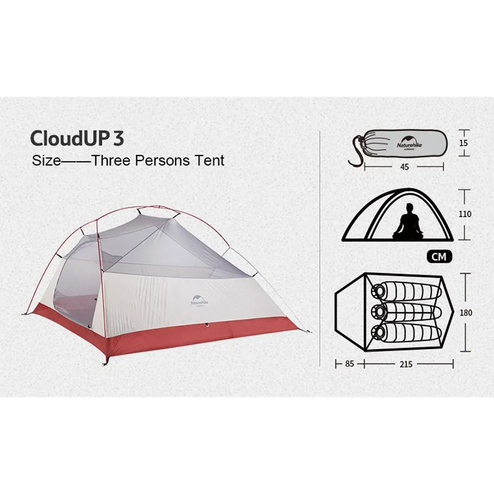 Naturehike Makalu 3p Zelt, Green / green, 3PL Naturehike Makalu 3p Zelt, Green / green, 3PL